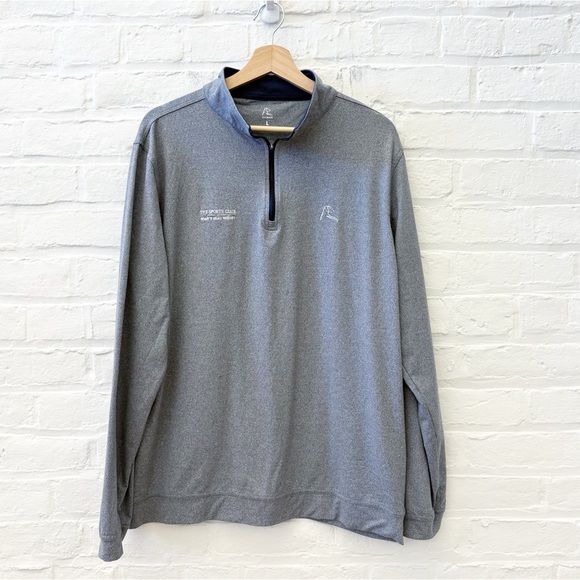 Rhoback Other - Rhoback‎ || Performance Q-Zip Pullover Quarter Zip 1/4 Boars Head Gray Large